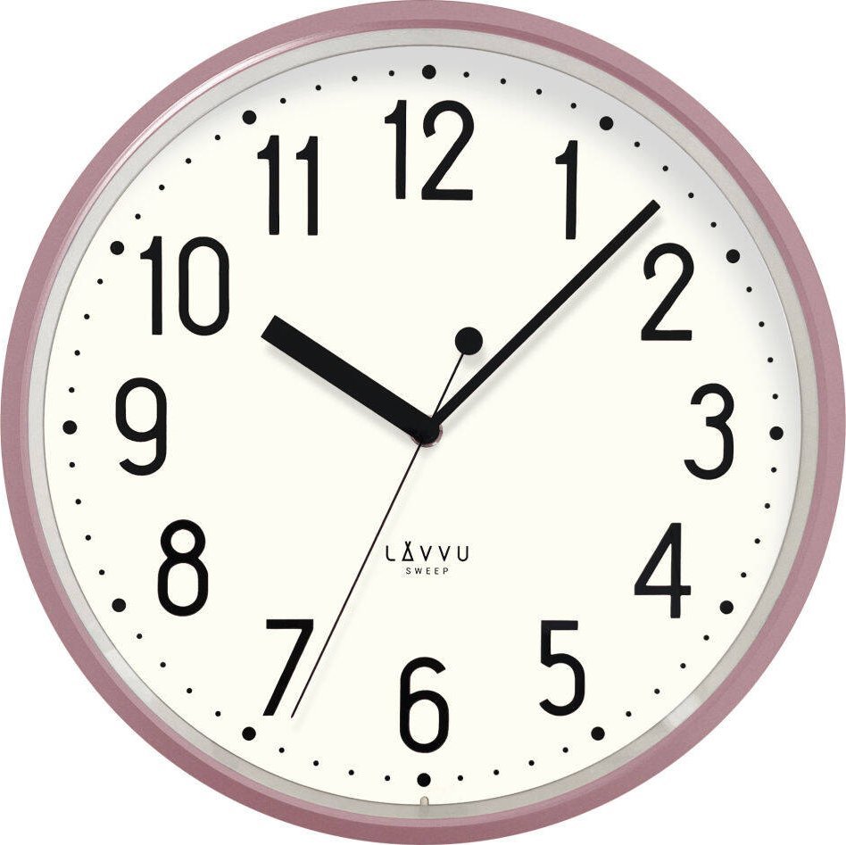 Lavvu Zegar ścienny Lavvu LCS3003 różowy 30 cm .