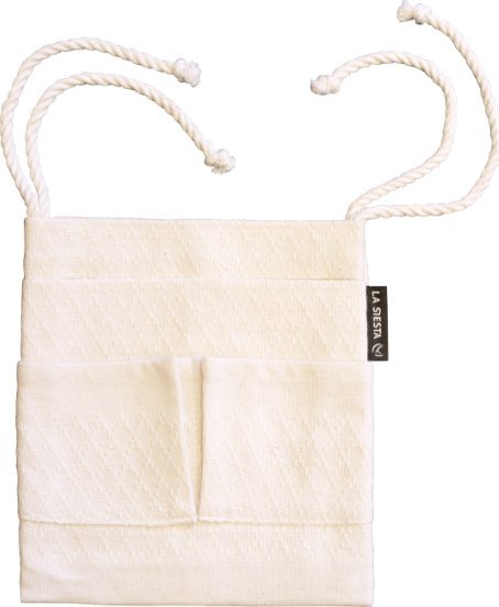 La Siesta Kieszeń do hamaków z bawełny organicznej, ecru Util Latte