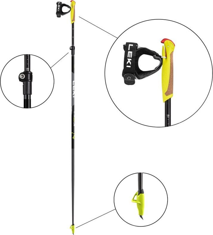 Leki LEKI KIJE XTA 6.5 Vario Jr. yellow 135