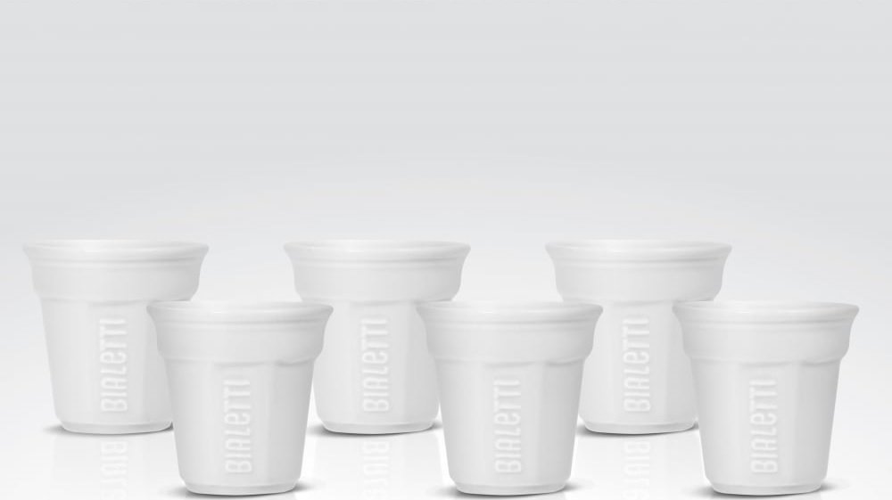 Bialetti Bialetti Espresso cup Set white 6-pcs.
