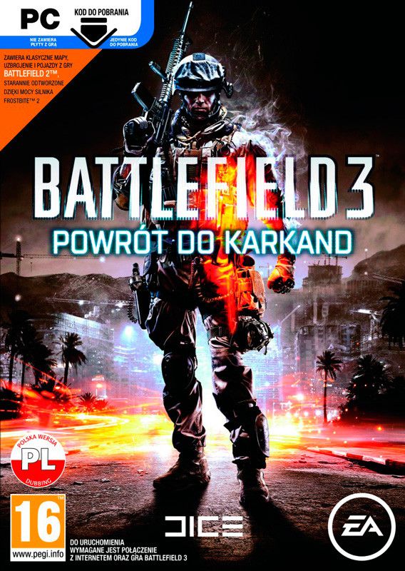 Battlefield 3: Powrót do Karkand PC, wersja cyfrowa
