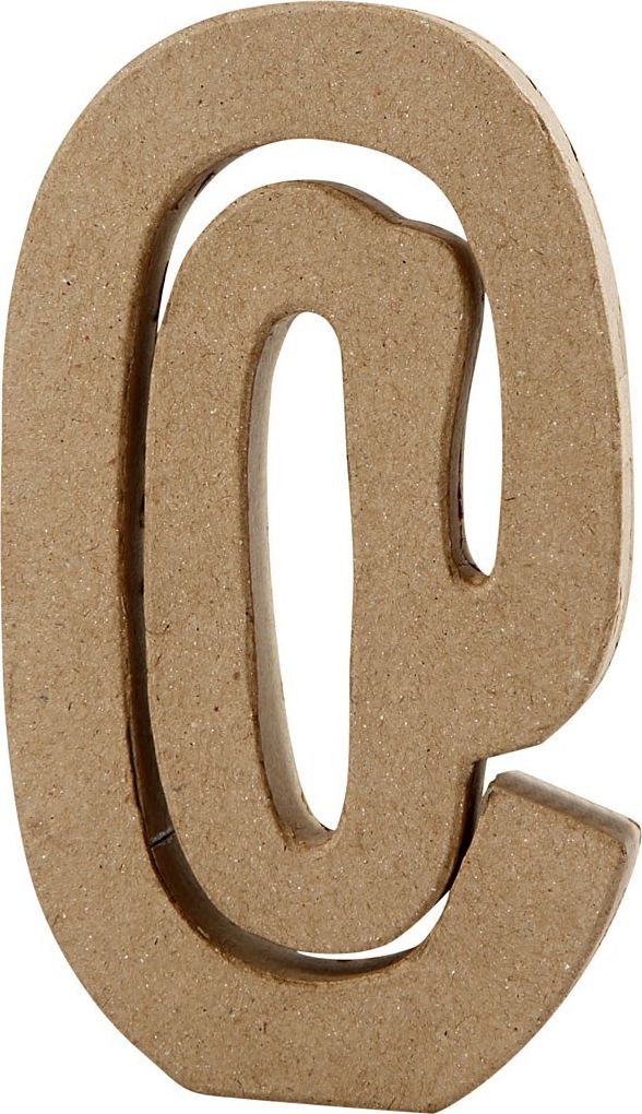 Creativ Company Znak @ z papier-mache H: 20,5 cm