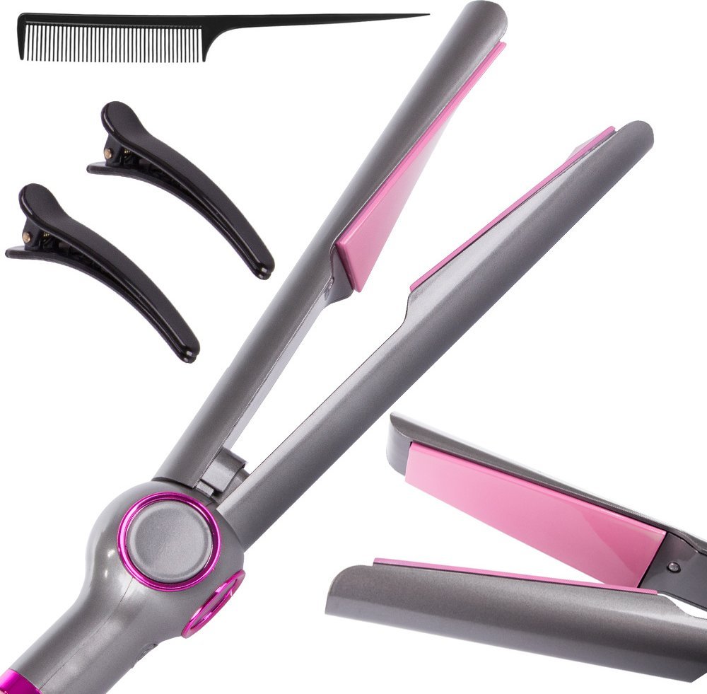 Prostownica Verk Prostownica do włosów lokówka ceramiczna 2w1 lcd Prostownica do włosów lokówka ceramiczna 2w1 lcd