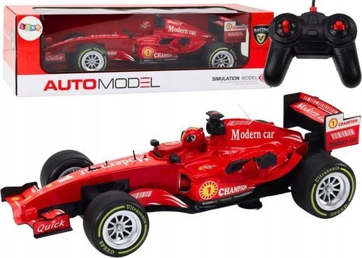 LeanToys Wyścigówka Zdalnie Sterowana RC 1:12 Czerwony Światła Dźwięki