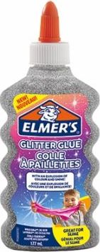 Elmers Klej do slime'a brokatowe srebro 177 ml