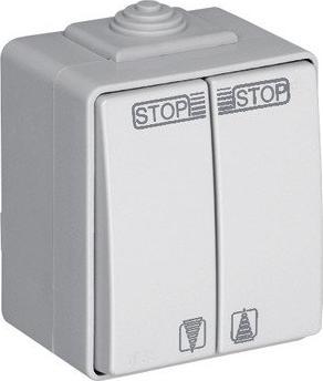 Efapel EFAPEL WATERPROOF48 ŁĄCZNIK ŻALUZJOWY N/T IP65 BIAŁY 48290 CBR