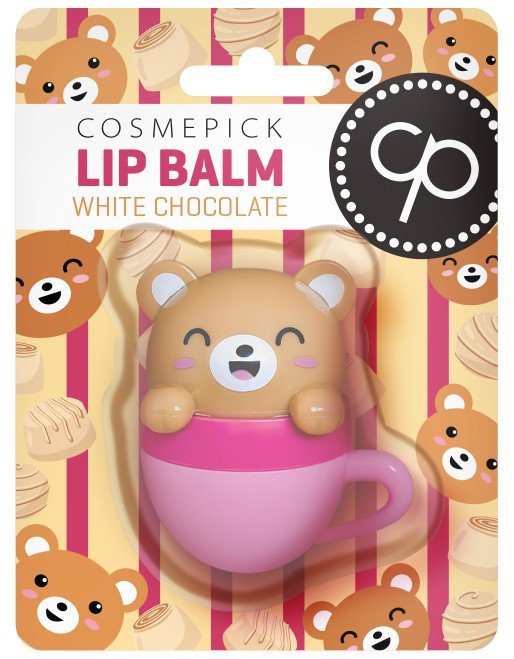 Cosmepick Lip Balm White Chocolate Bear balsam do ust 6g
