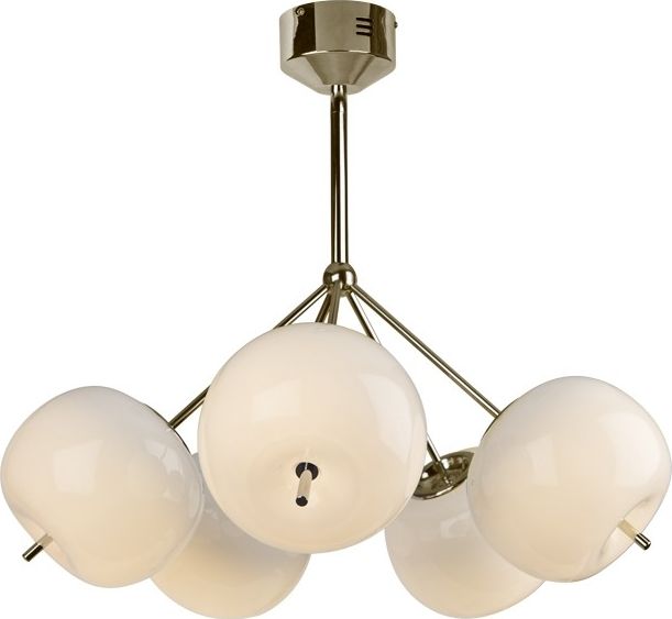 Lampa sufitowa Witek Home Lampa Jabłko MC5069-5 srebrna