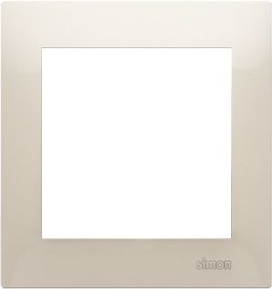 Kontakt-Simon Ramka 1-krotna 54 Premium do puszek karton-gips kremowy (DRK1/41)