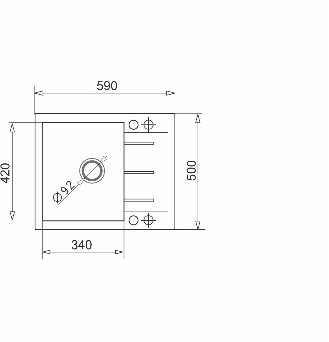 Pyramis Zlew. ALAZIA 59x50 1B 1D volcano
