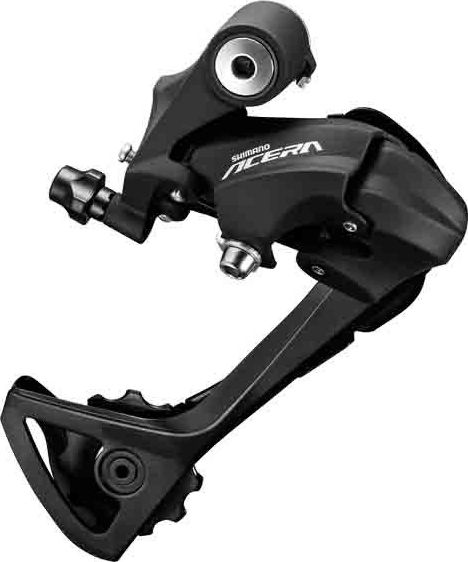Shimano Przerzutka tył Acera trekking 9-rzędowa RDT3000SGS czarna Uniwersalny