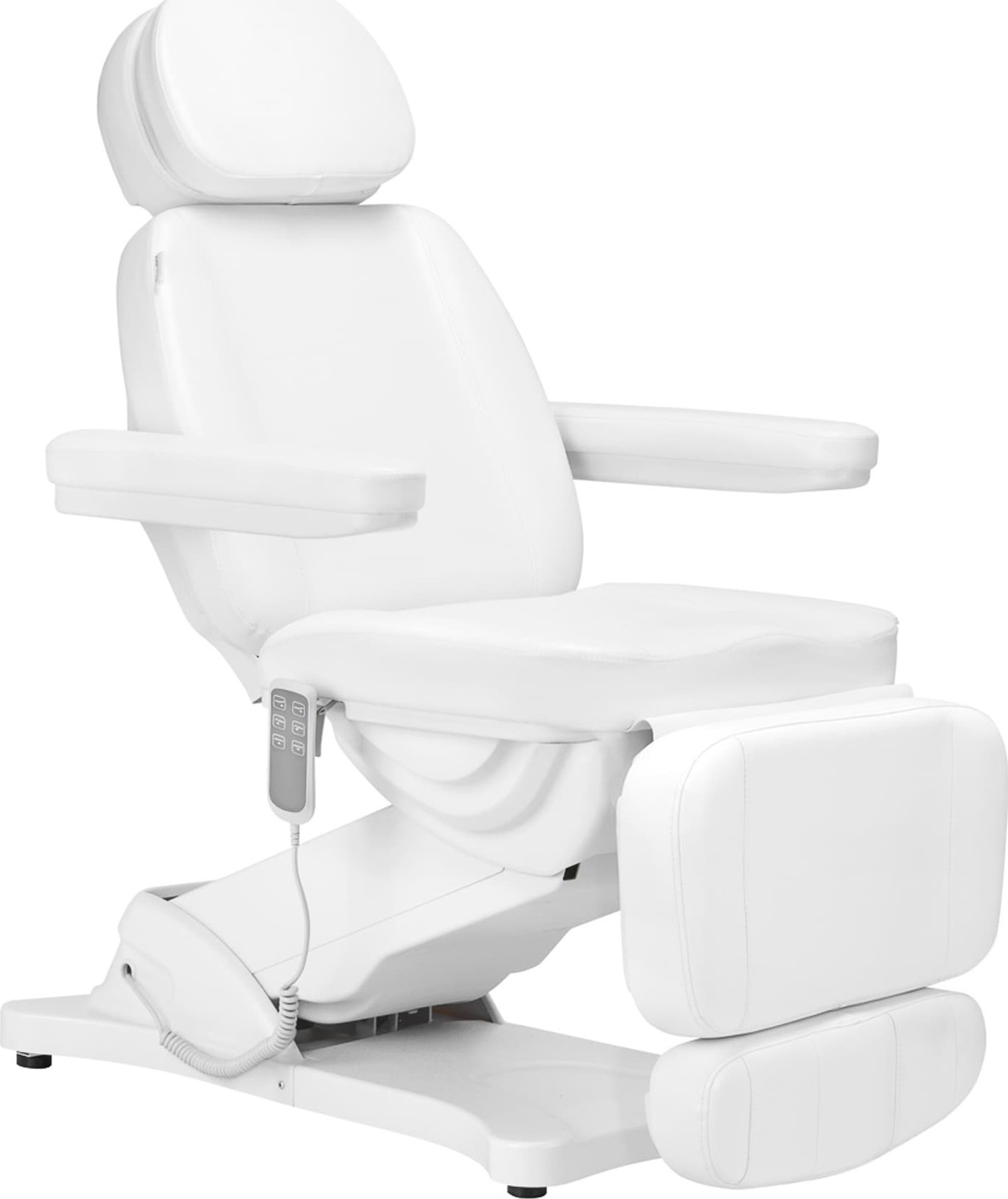 Activeshop Elektryczny fotel kosmetyczny Sillon Classic 3 biały