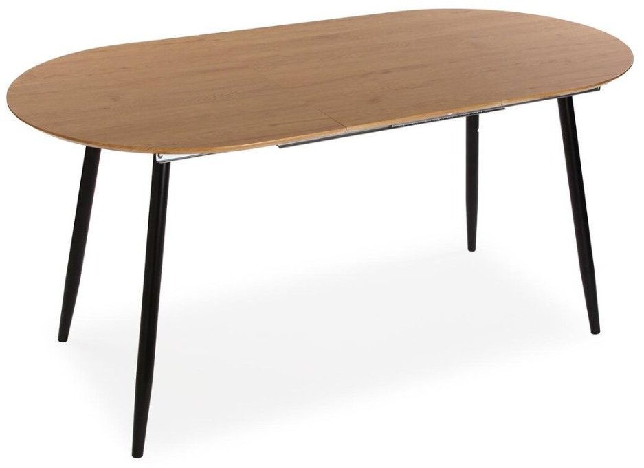 Stoły do Jadalni Versa DOINYO Czarny Metal Drewno MDF 80 x 75 x 160 cm