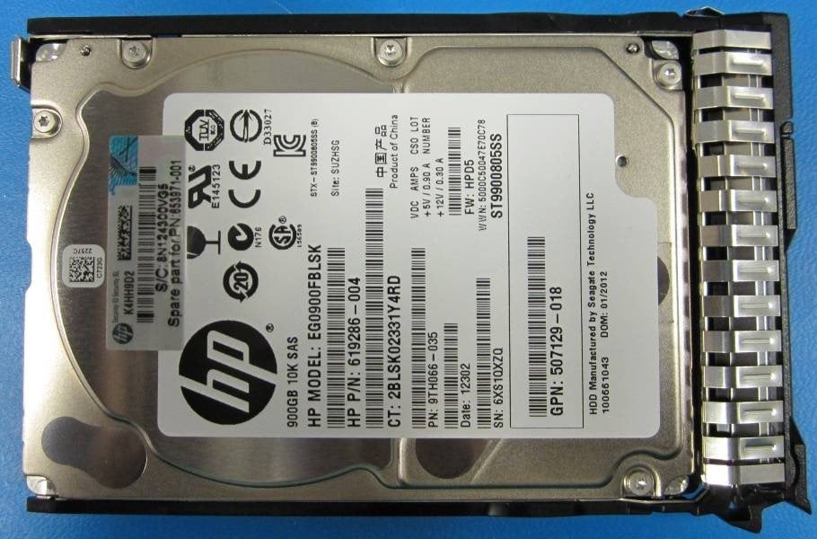 HP 900GB hot-plug dual-port SAS HDD dysk twardy 10000 RPM 2.5"