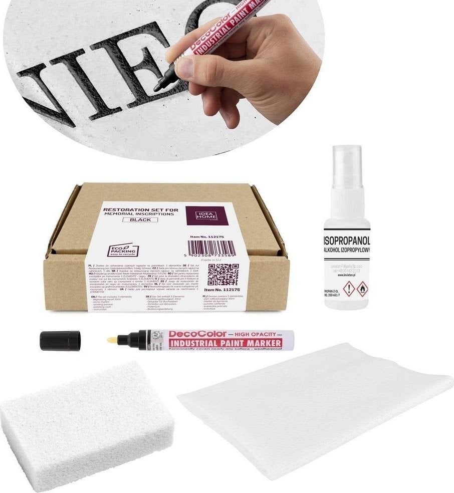 Leviatan Zestaw do renowacji czarnych napisów na pomnikach
