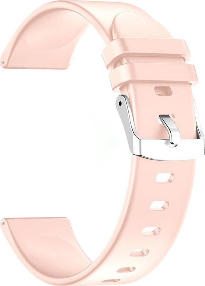 Kemer Pasek silikonowy do Smartwatcha 22 mm RÓŻOWY RNCE40 SW010 KW19 PS1D