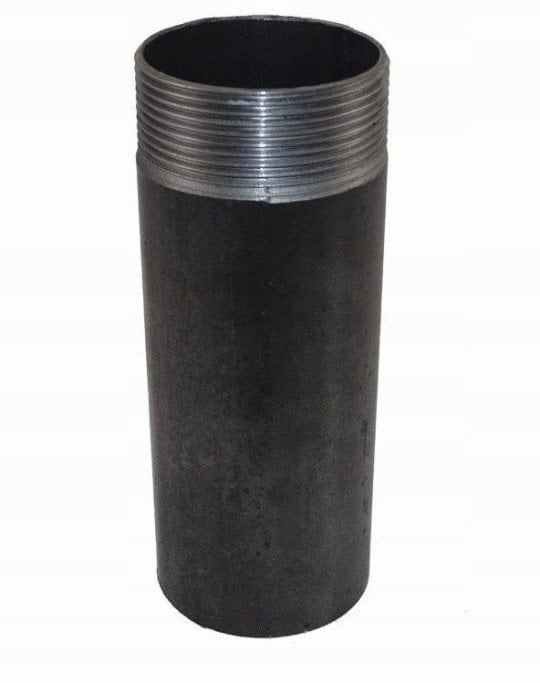 Króciec czarny jednostronnie gwintowany 20-150