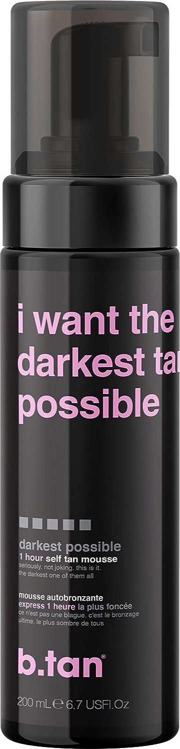 B.tan b.tan i want the darkest tan possible 200ml tan mousse