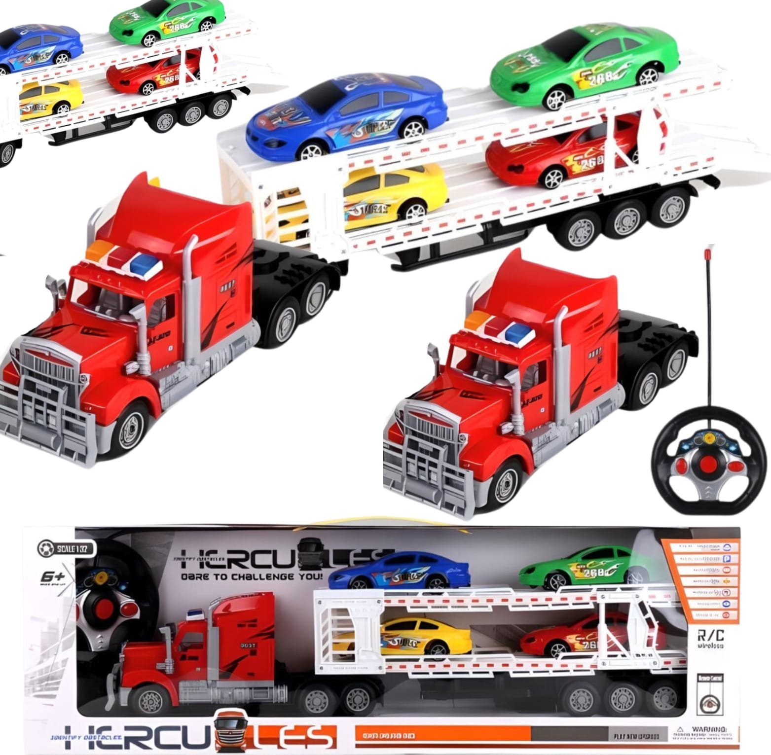 ProNice Laweta Transporter Autek Samochodów Zdalnie Sterowany Pilot Kierownica