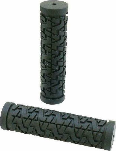 Carcommerce Chwyty rowerowe na kierownicę gumowe czarne