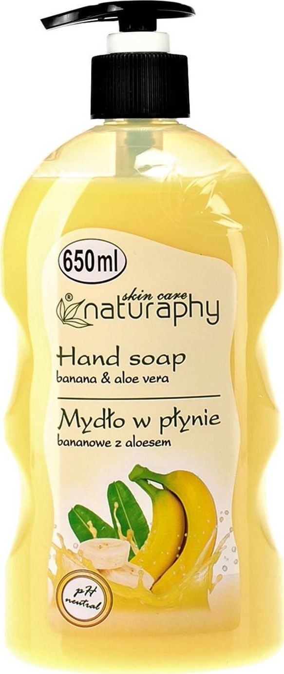 BluxCosmetics Mydło do rąk w płynie bananowe z aloesem 650 ml
