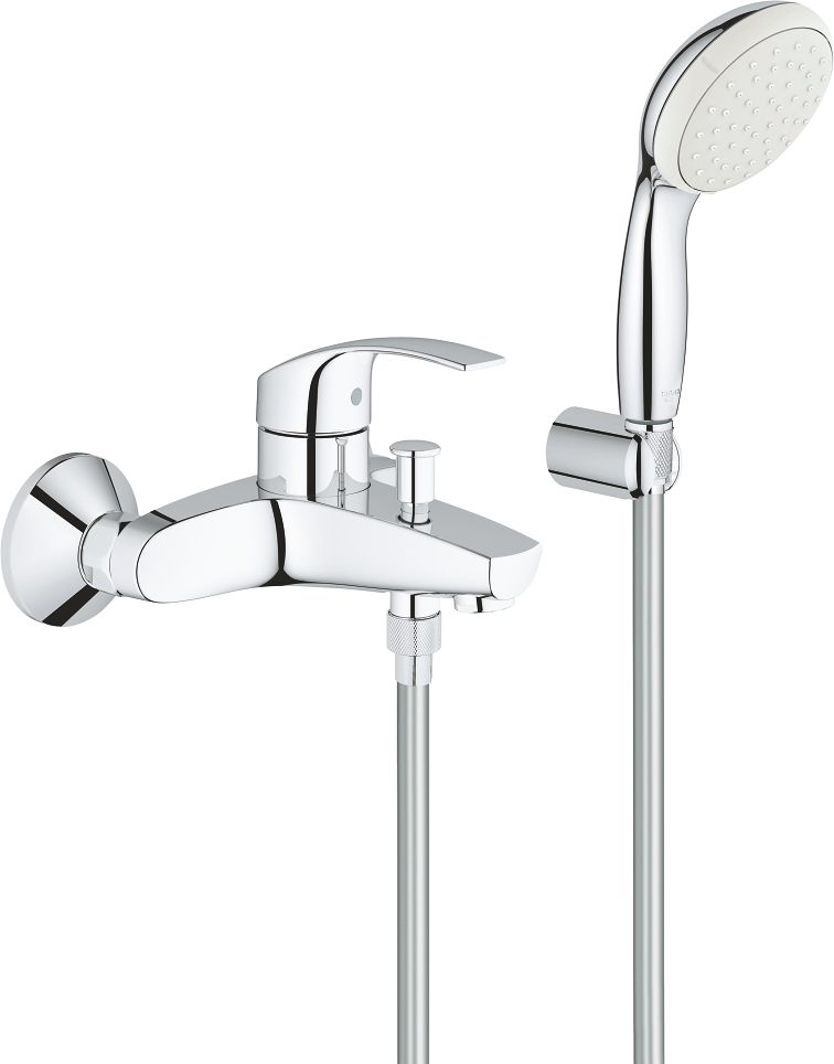Bateria wannowa Grohe Eurosmart ścienne chrom (3330220A)