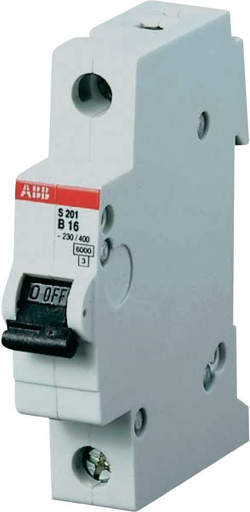 ABB Wyłącznik nadprądowy 1P B 16A 6kA AC S201-B16 (2CDS251001R1165)