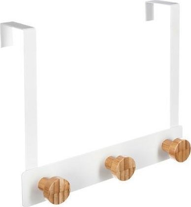 5five Wieszak na ręczniki na drzwi, zawieszany na drzwi, kolor biały, 5five Simple Smart