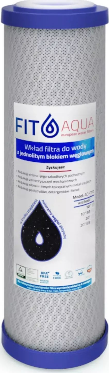 Fit Aqua AC-CTO-10 Wkład węglowy 10 cali