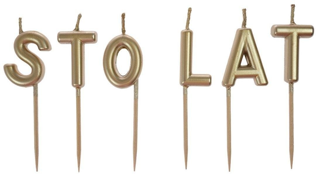 Arpex Świeczki urodzinowe Sto lat