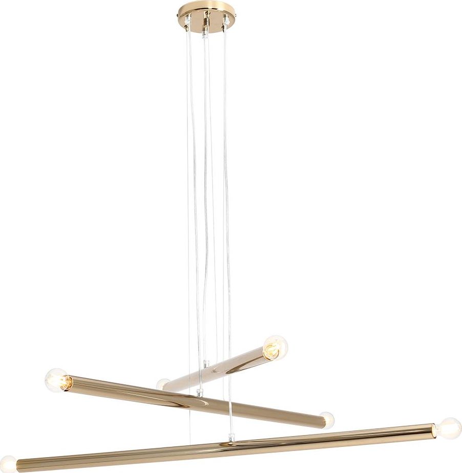 Lampa wisząca Aldex Tubo nowoczesna złoty (1072K30)