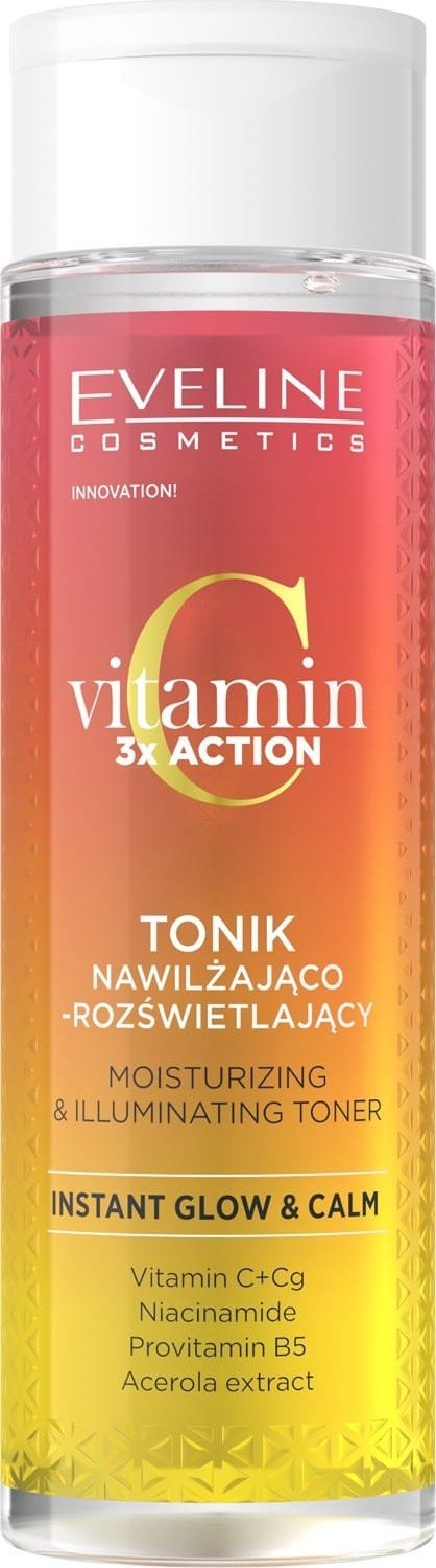Eveline Vitamin C 3X Action Tonik nawilżająco-rozświetlający 200ml