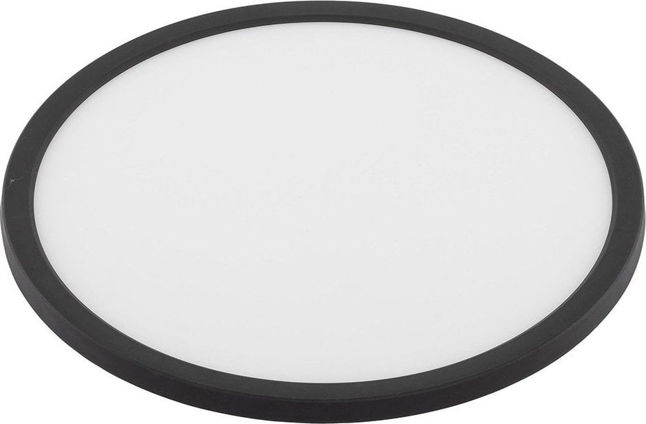 Lampa sufitowa TK Lighting TK Lighting Aqua Black Large 6905 plafon lampa sufitowa koło z przełącznikiem na obudowie 1x45W LED 3000/4000/6500K czarny/