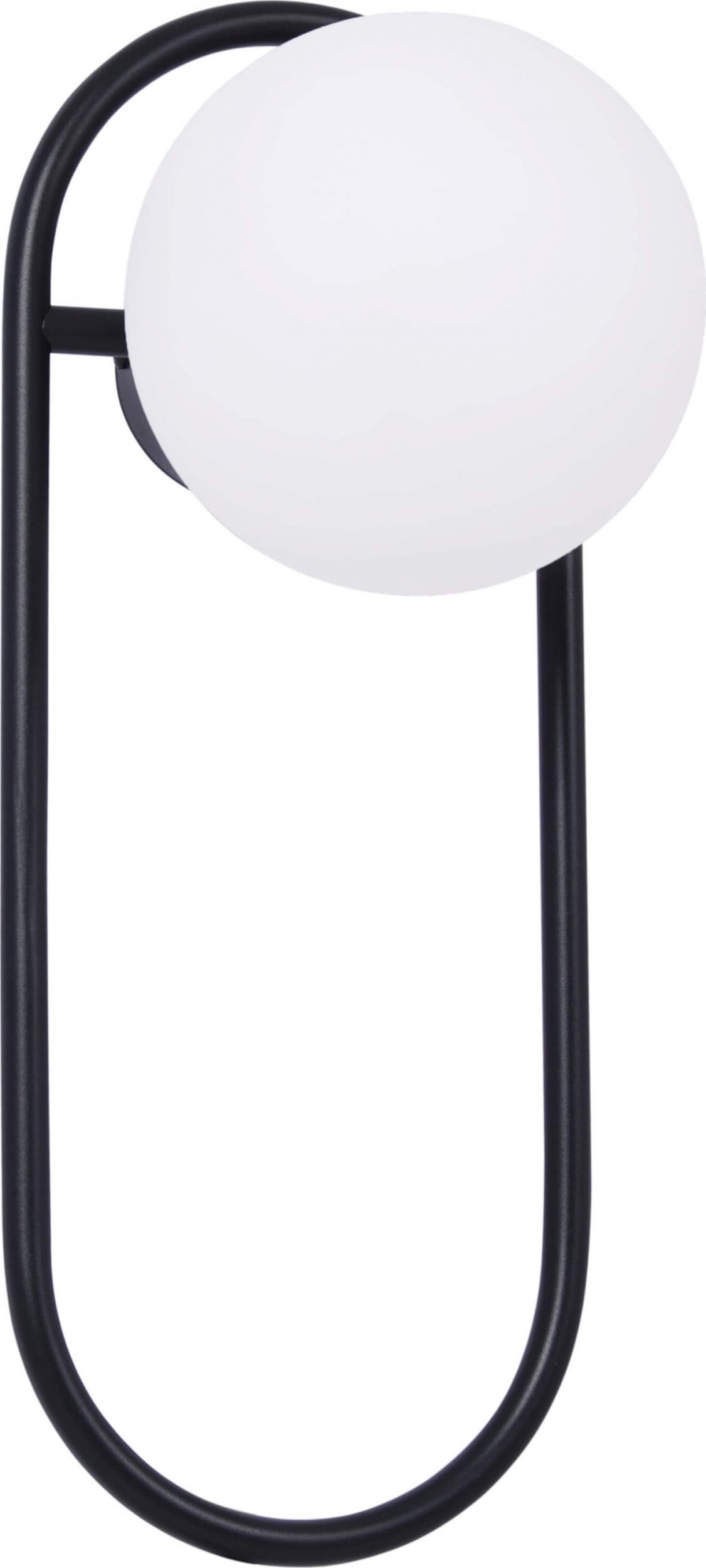 Kinkiet Kaja Lampa ścienna Finestra K-4964 szklana kula biała czarna