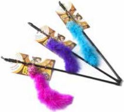 Dingo wędka dla kota piłka z ogonkiem - 21291