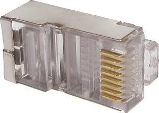 WTYK MODULARNY EKRANOWANY RJ45/EKRAN*P10