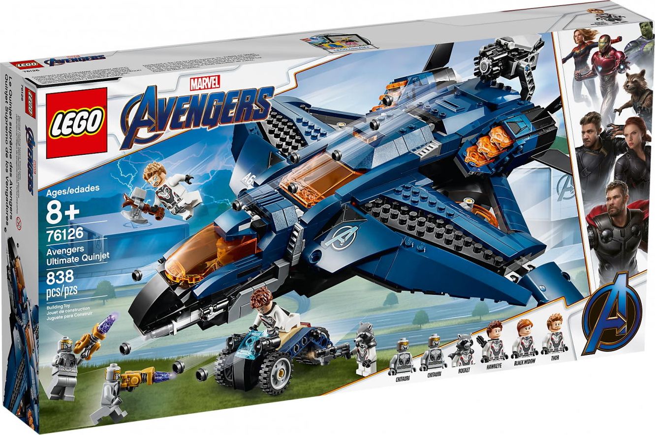 LEGO Marvel Wspaniały Quinjet Avengersów (76126)