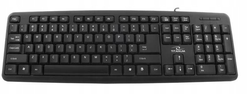 TITANUM Klawiatura standardowa TK101 USB /
