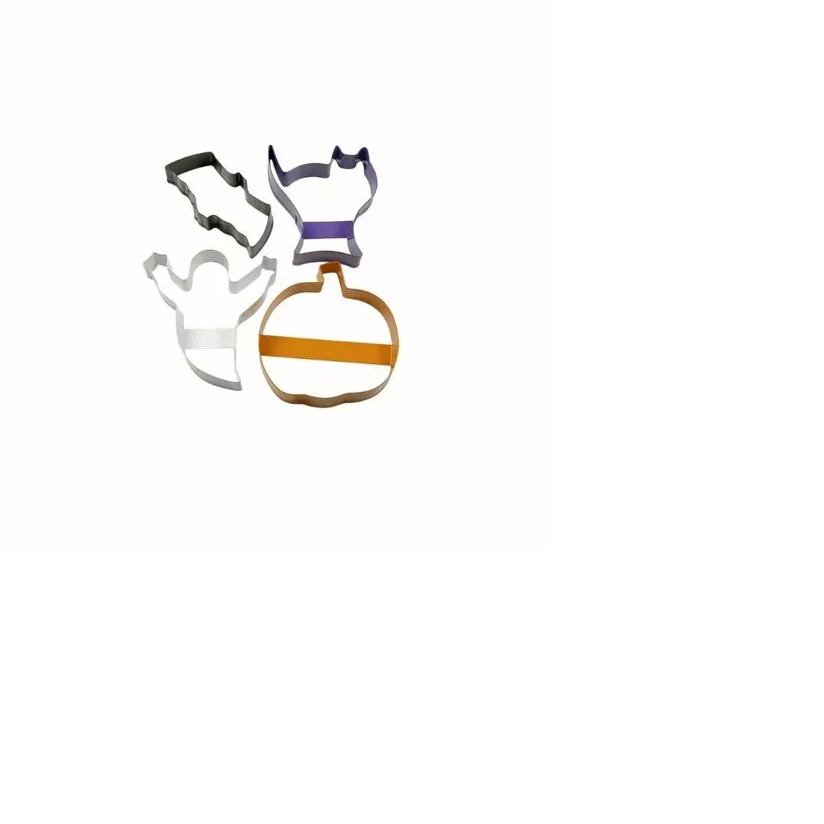 Cookie cutter set 4 pcs. Halloween 10 x 2 cm 1415651