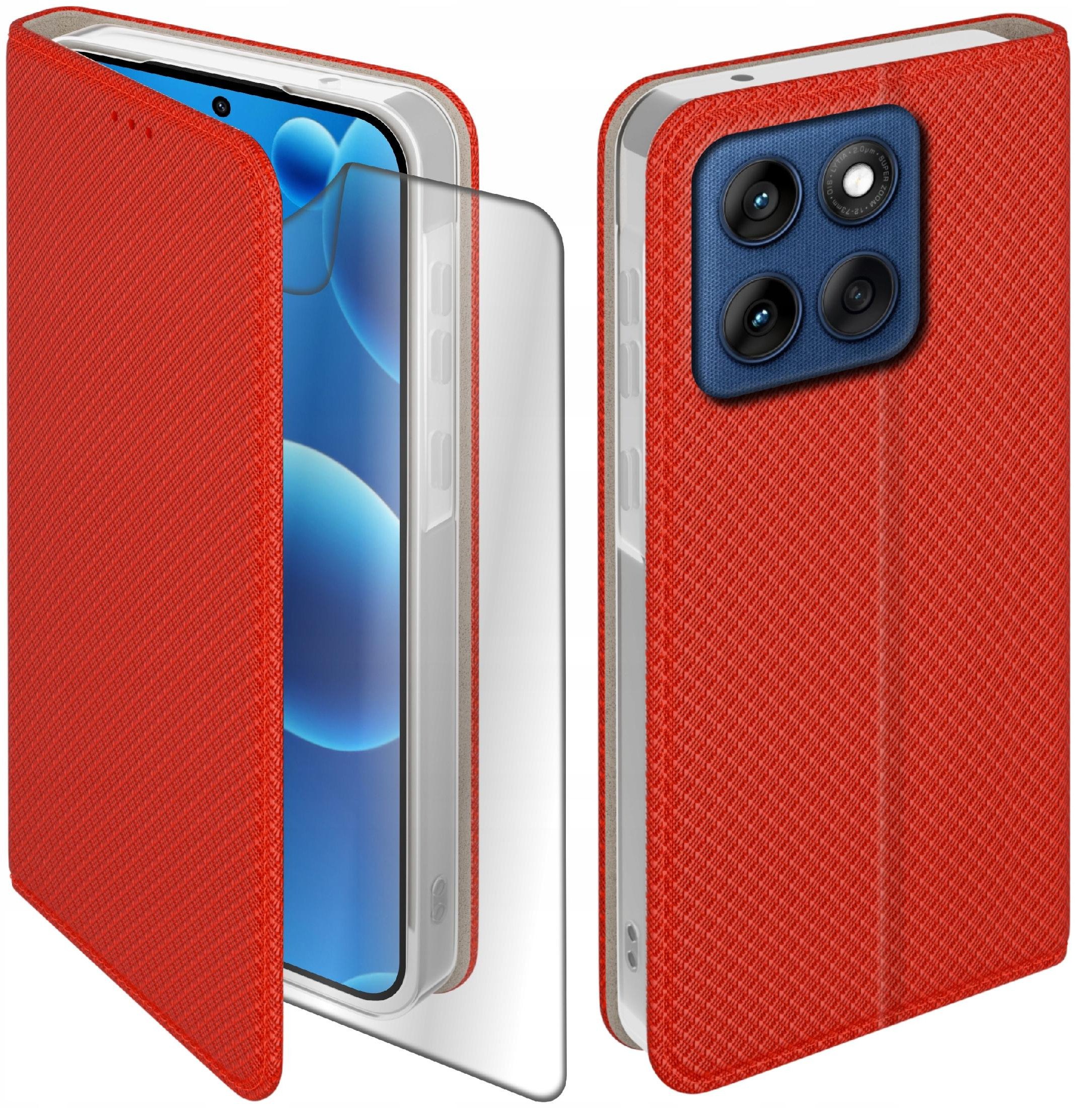 Etui z klapką do Motorola Edge 60 | 60 Fusion Zamykane Futerał + Folia