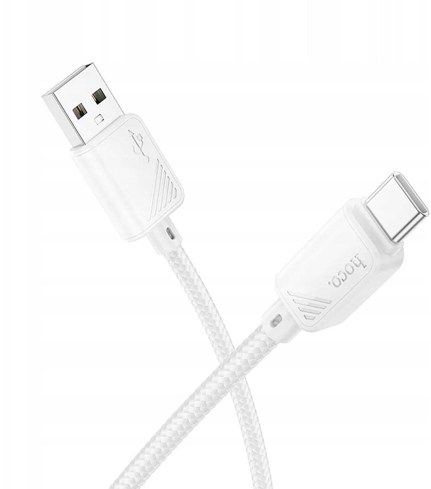 Kabel USB A do USB C Hoco 3A 1 m X113 biały