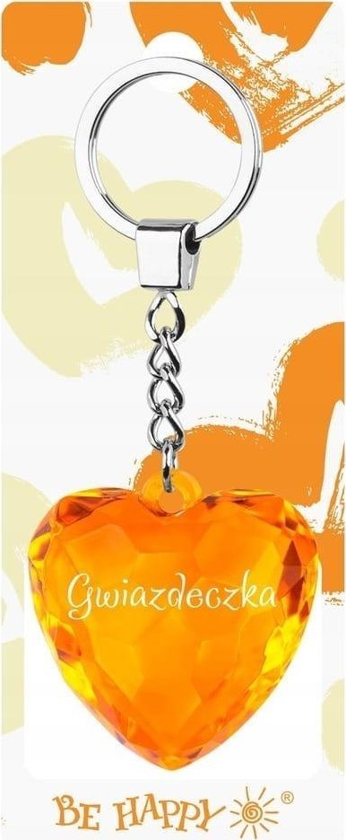 Brelok serce Gwiazdeczka