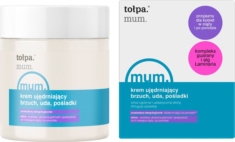 Tołpa Mum. Krem ujędrniający brzuch, uda, pośladki 250ml