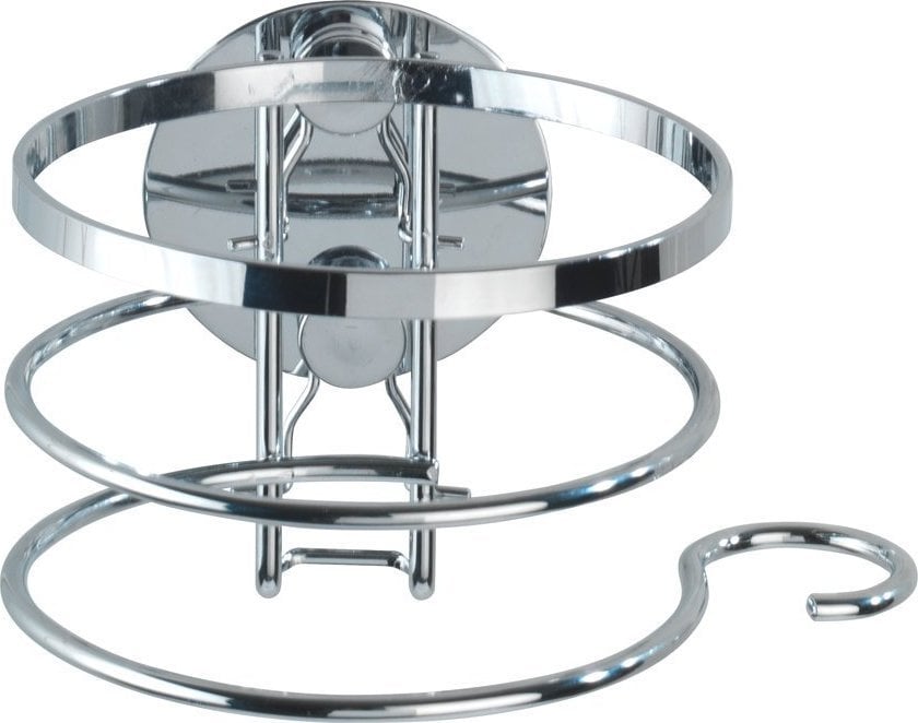 Wenko Uchwyt na suszarkę do włosów, Turbo-Loc - stal nierdzewna, WENKO