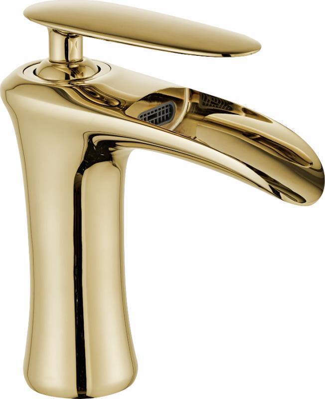 Bateria umywalkowa Mexen Mexen Lyra bateria umywalkowa, złota - 745300-50