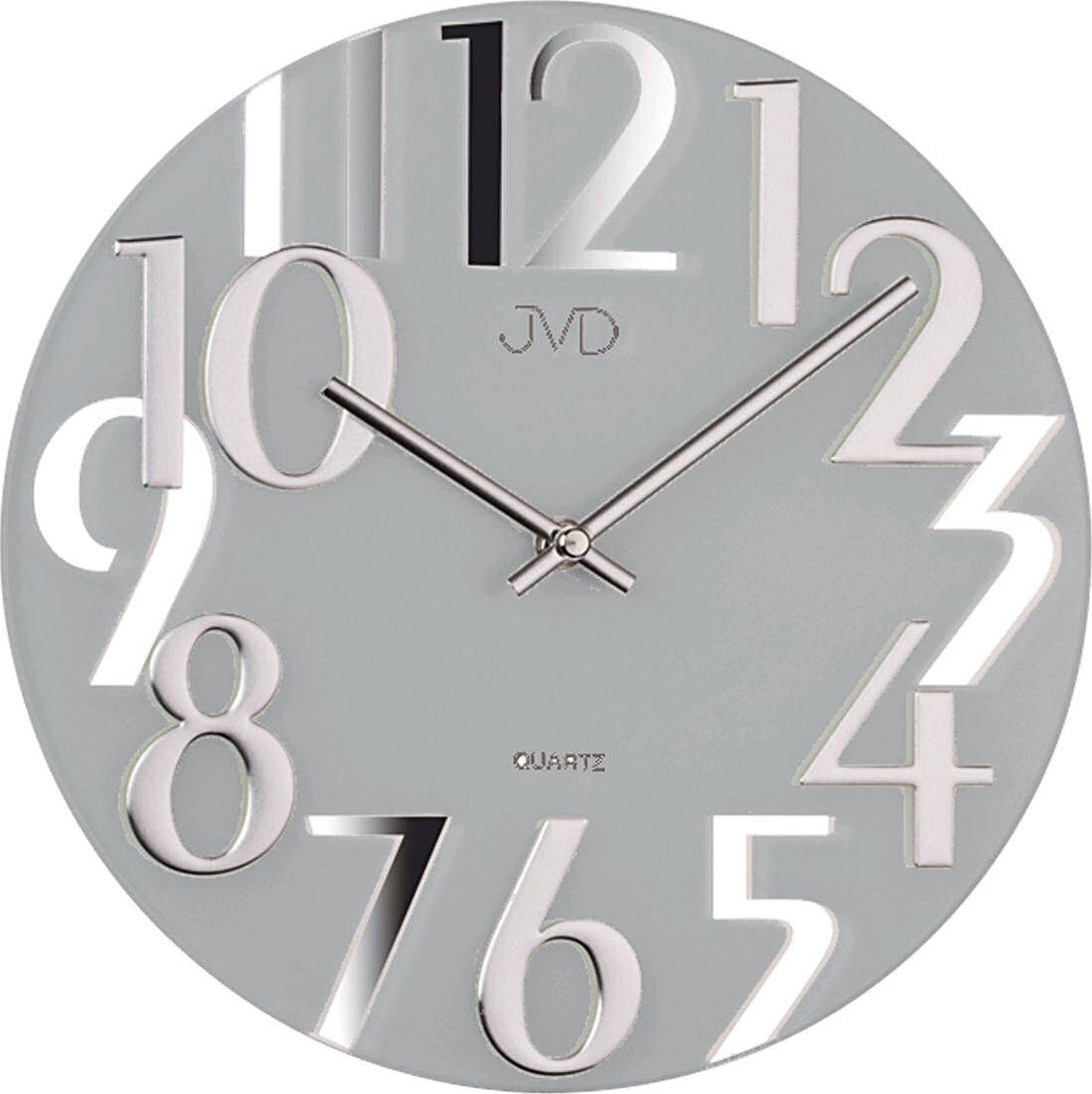 JVD Zegar ścienny JVD HT101.3 Szklany uniwersalny