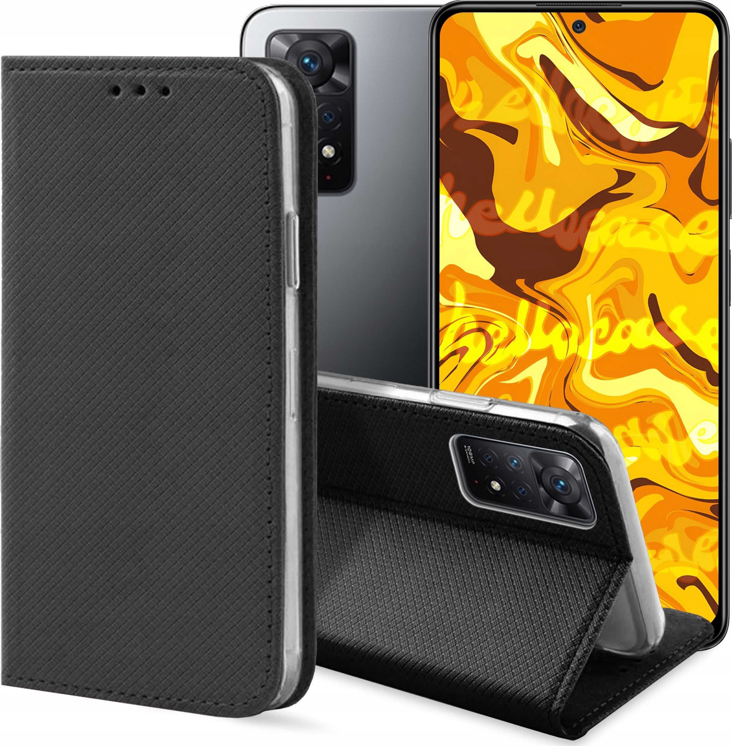 Hello Case ETUI Z KLAPKĄ DO REDMI NOTE 11 PRO | 5G / 12 PRO 4G ZAMYKANE MAGNETYCZNE