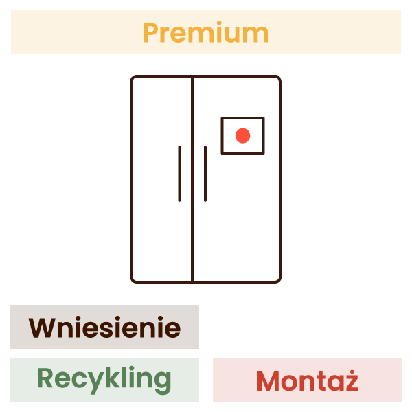 Montaż lodówki Side By Side KOMFORT
