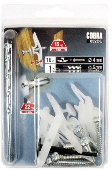 ANCHOR DRYWALL 7.4X26 NAILON 10 PCS