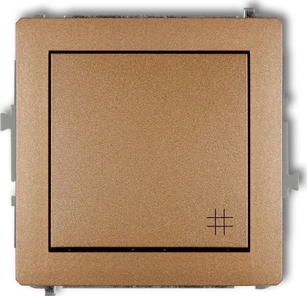 Karlik Łącznik deco krzyżowy złoty metalik (8DWP-6)